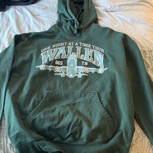 Morgan wallen Tour Forest Green Hoodie
